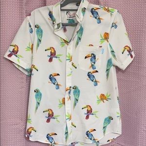 Chubbies toucan collared shirt